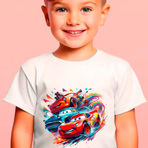 Remera infantil estampada Cars