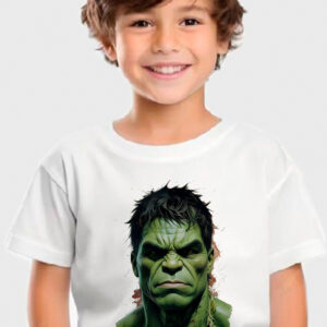 Remera infantil estampada Hulk
