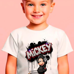 Remera infantil estampada Mickey urbano