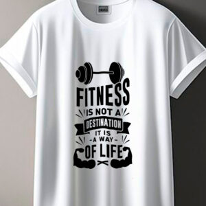 Remera estampada Fitness